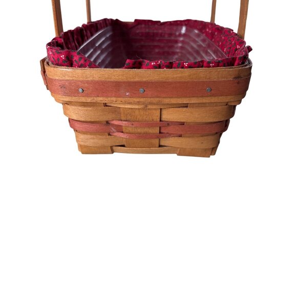Vintage 1991 Longaberger Rectangle Basket with Double Swing Handles - Picture 6 of 13